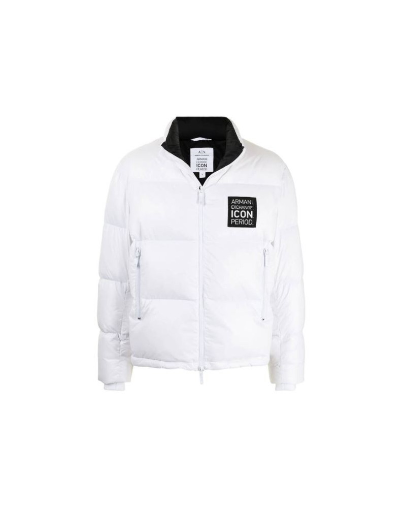 ARMANI AX GIUBBINO PIUMINO DOWN JACKET.1100 WHITE