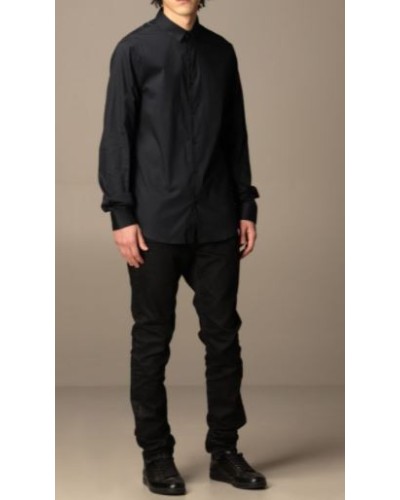 ARMANI AX CAMICIA M/LUNGA  2% ELASTANE, 98% COTTON.1510 NAVY