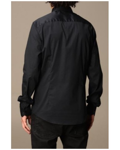 ARMANI AX CAMICIA M/LUNGA  2% ELASTANE, 98% COTTON.1510 NAVY
