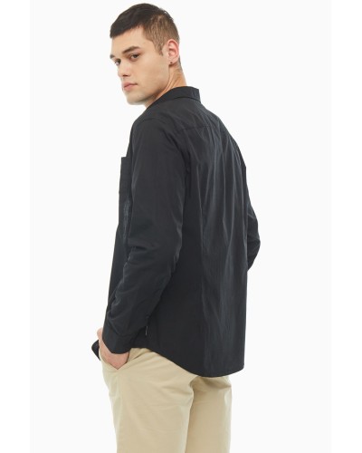 ARMANI AX CAMICIA SHIRT 100% COTTON.1200 BLACK
