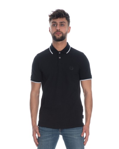 ARMANI AX POLO 100% COTTON.1200 BLACK