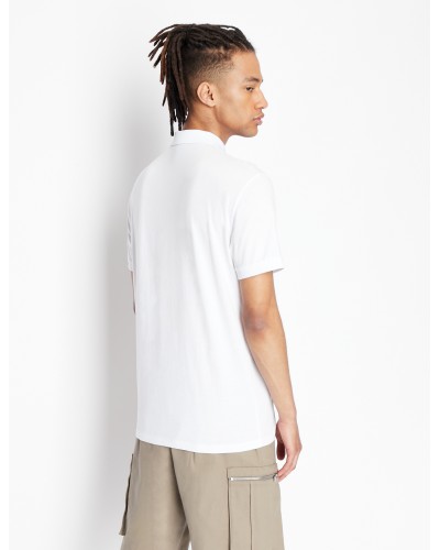 ARMANI AX POLO M/CORTA 100%COTTON.1100 WHITE