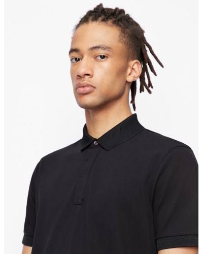 ARMANI AX POLO M/CORTA 96%COTTON,4%ELASTANE.1200 BLACK