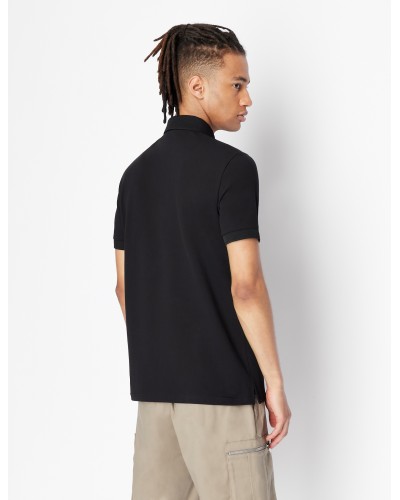 ARMANI AX POLO M/CORTA 96%COTTON,4%ELASTANE.1200 BLACK