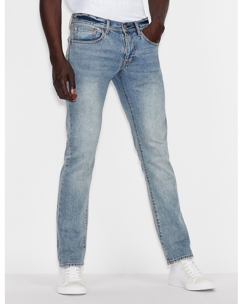ARMANI AX JEANS 5TASK  100% COTTON.1500 INDIGO DENIM