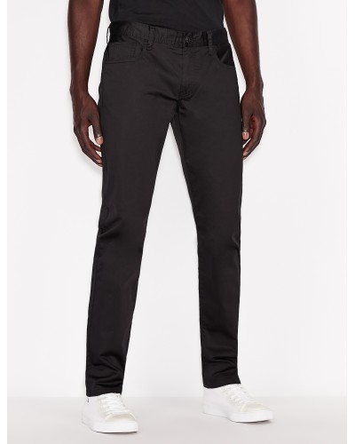 ARMANI AX JEANS 5TASK  97% COTTON, 3% ELASTANE.1200 BLACK