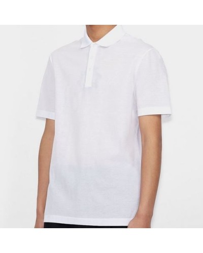 ARMANI AX POLO  80% COTTON, 20% POLYAMIDE.1100 WHITE