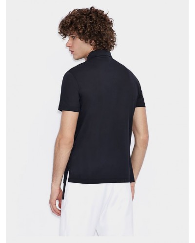 ARMANI AX POLO  80% COTTON, 20% POLYAMIDE.1510 NAVY