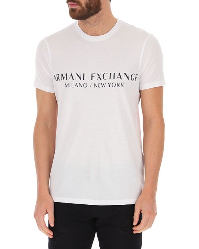 ARMANI AX T-SHIRT M/CORTA.1100 WHITE