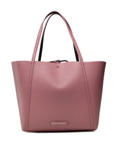 ARMANI AX ACCESSORI BAG 100% POLYURETHANE.05371 ROSE/BLACK