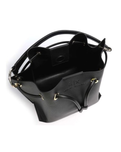 ARMANI AX ACCESSORI BAG 100% POLYURETHANE.00020 NERO