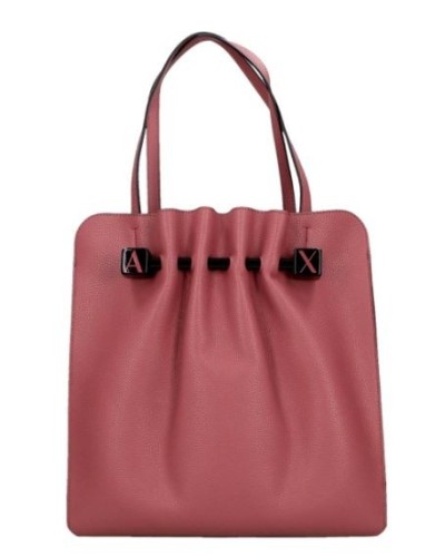 ARMANI AX ACCESSORI BAG 100% POLYURETHANE.04271 ROSE