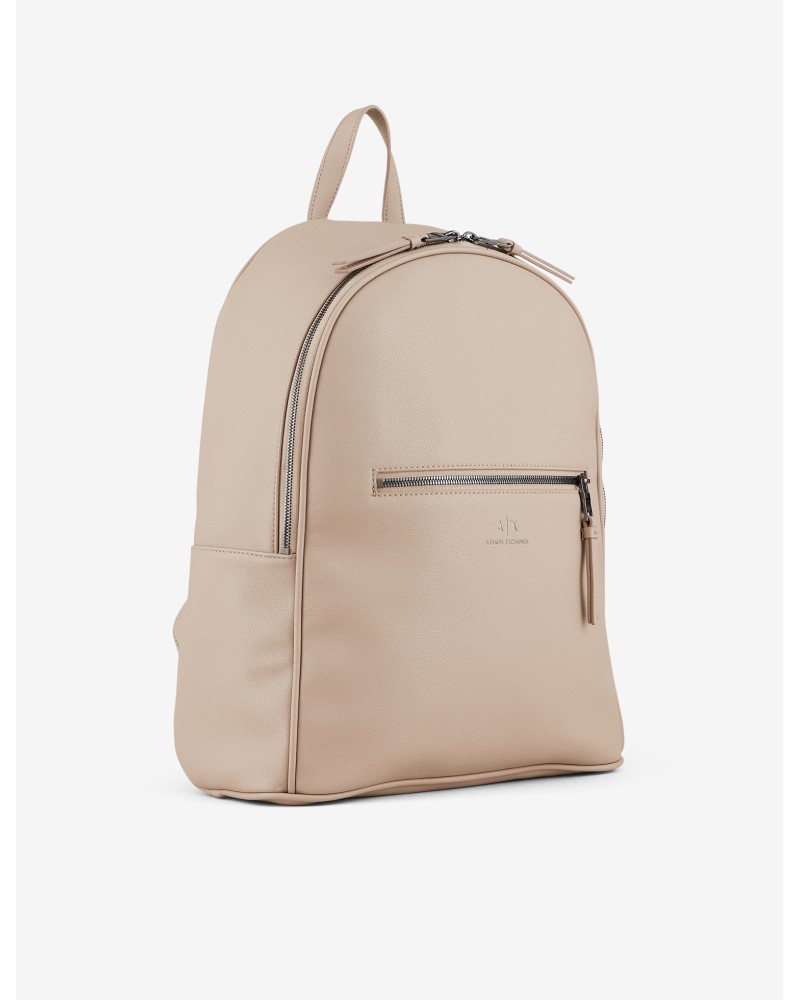 ARMANI AX ZAINO ECO 100%POLYESTER.08251 WHITE PEPPER