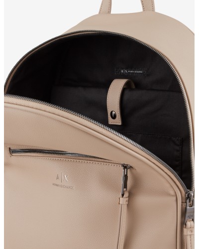ARMANI AX ZAINO ECO 100%POLYESTER.08251 WHITE PEPPER