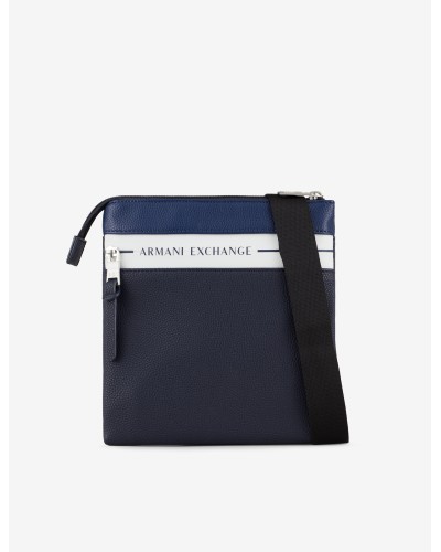 ARMANI AX TRACOLLA MINI 100%POLYESTER.00035 BLU NAVY