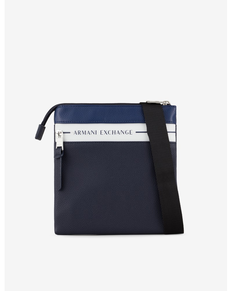 ARMANI AX TRACOLLA MINI 100%POLYESTER.00035 BLU NAVY
