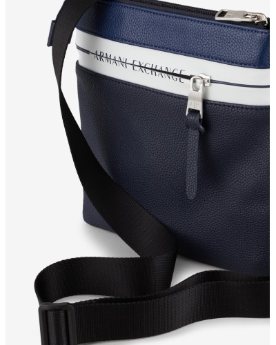ARMANI AX TRACOLLA MINI 100%POLYESTER.00035 BLU NAVY