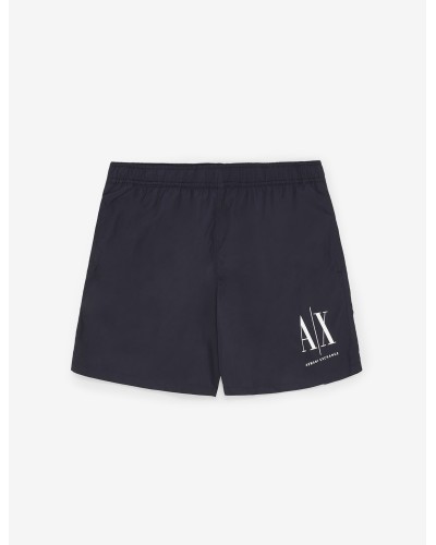 ARMANI AX INTIMO MARE BOXER  100% POLYESTER.00136 NAVY