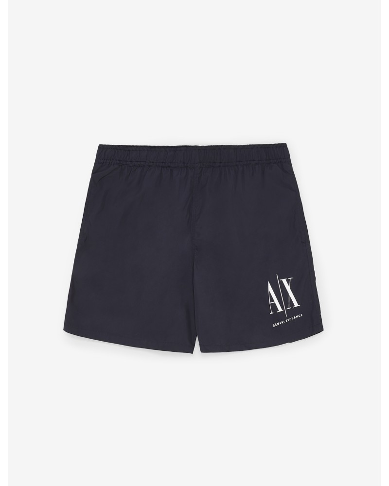ARMANI AX INTIMO MARE BOXER  100% POLYESTER.00136 NAVY