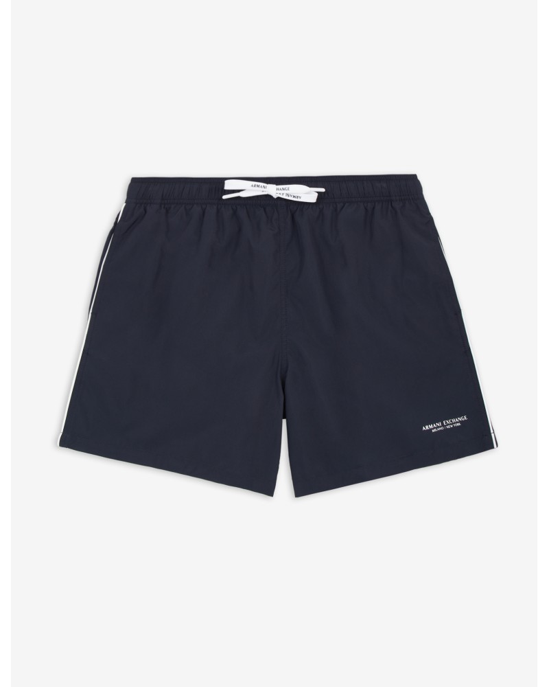 ARMANI AX INTIMO MARE BOXER  100% POLYESTER.00136 NAVY