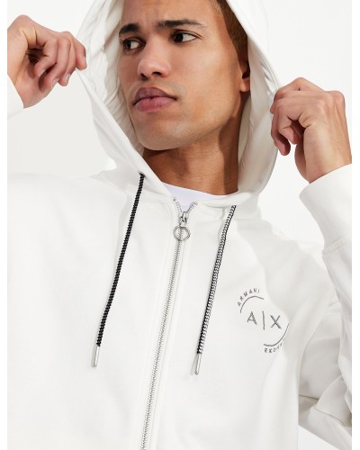 ARMANI AX FELPA  100% COTTON.1116 OFF WHITE