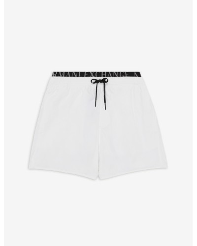 ARMANI AX INTIMO MARE BOXER 100%POLYAMIDE.00010 BIANCO