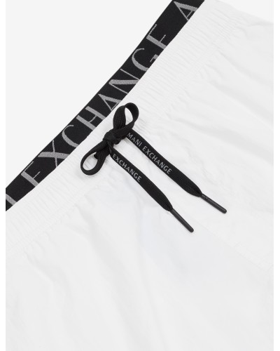 ARMANI AX INTIMO MARE BOXER 100%POLYAMIDE.00010 BIANCO