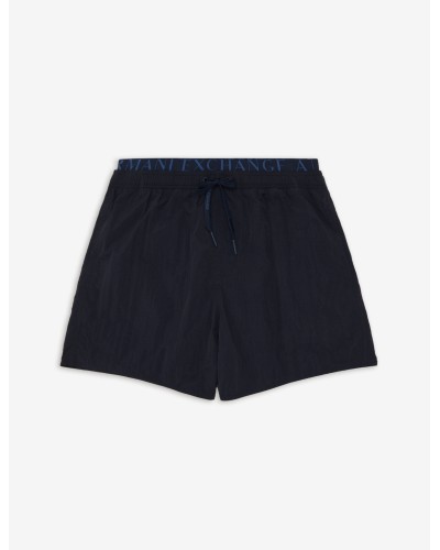ARMANI AX INTIMO MARE BOXER 100%POLYAMIDE.00035 BLU NAVY