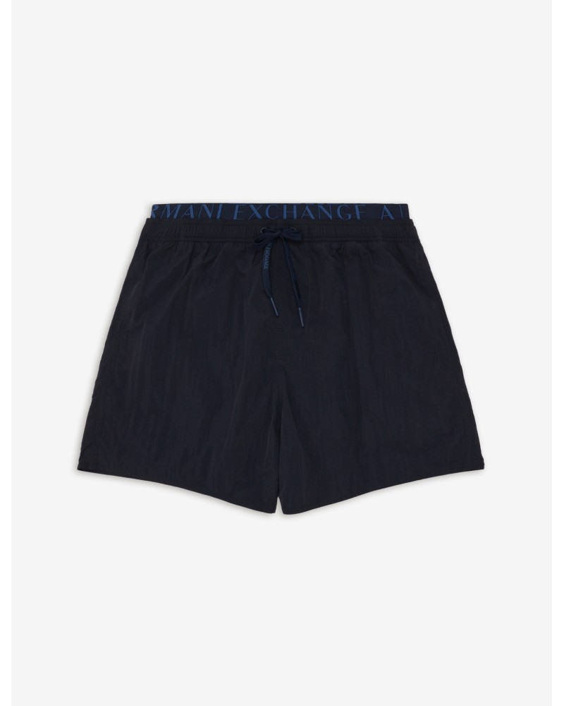 ARMANI AX INTIMO MARE BOXER 100%POLYAMIDE.00035 BLU NAVY