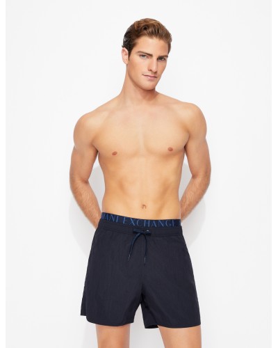 ARMANI AX INTIMO MARE BOXER 100%POLYAMIDE.00035 BLU NAVY