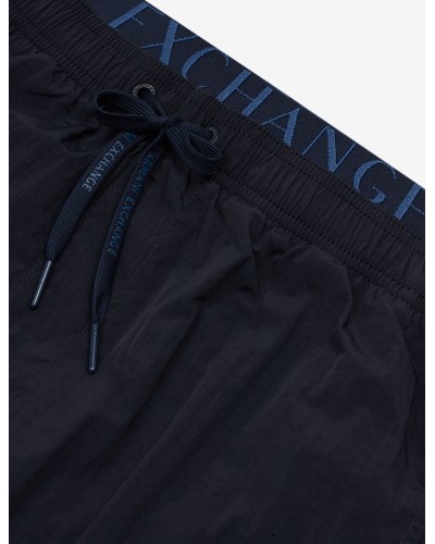 ARMANI AX INTIMO MARE BOXER 100%POLYAMIDE.00035 BLU NAVY