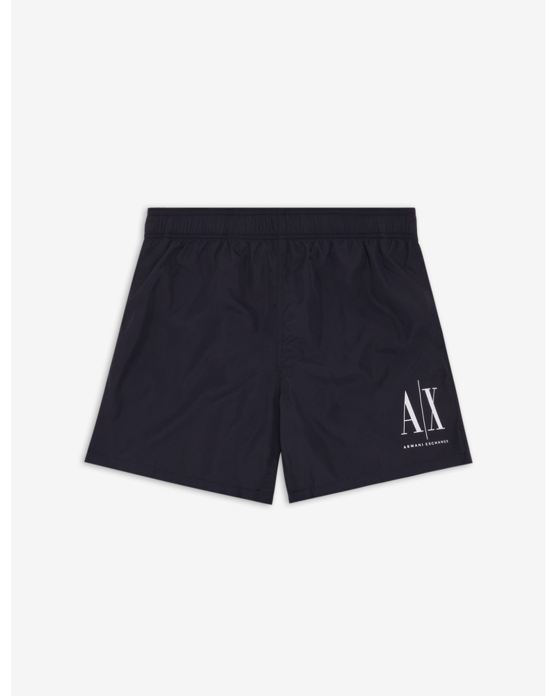ARMANI AX INTIMO MARE BOXER 100%POLYESTER.00136 NAVY