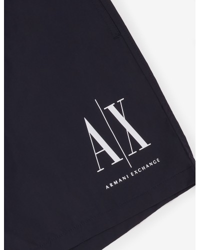 ARMANI AX INTIMO MARE BOXER 100%POLYESTER.00136 NAVY