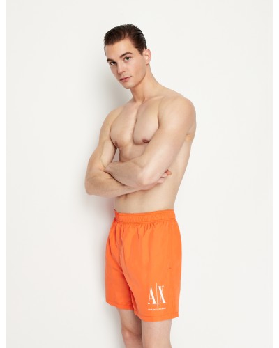 ARMANI AX INTIMO MARE BOXER 100%POLYESTER.00268 FLAME